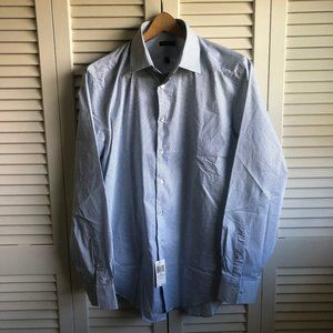 Men's Print Dress Shirt - L - New with Tags